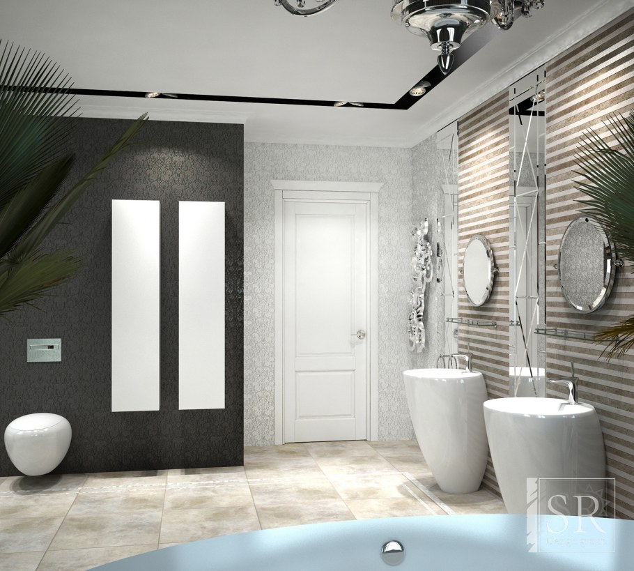 Ванная комната арт деко