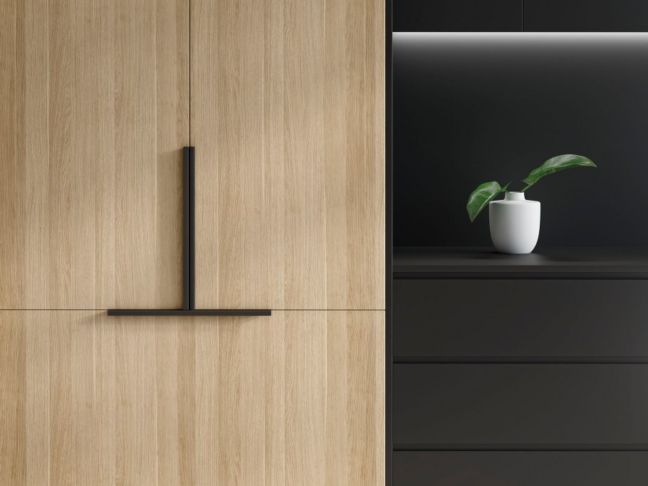 Профиль 901014 для фасадов без ручек