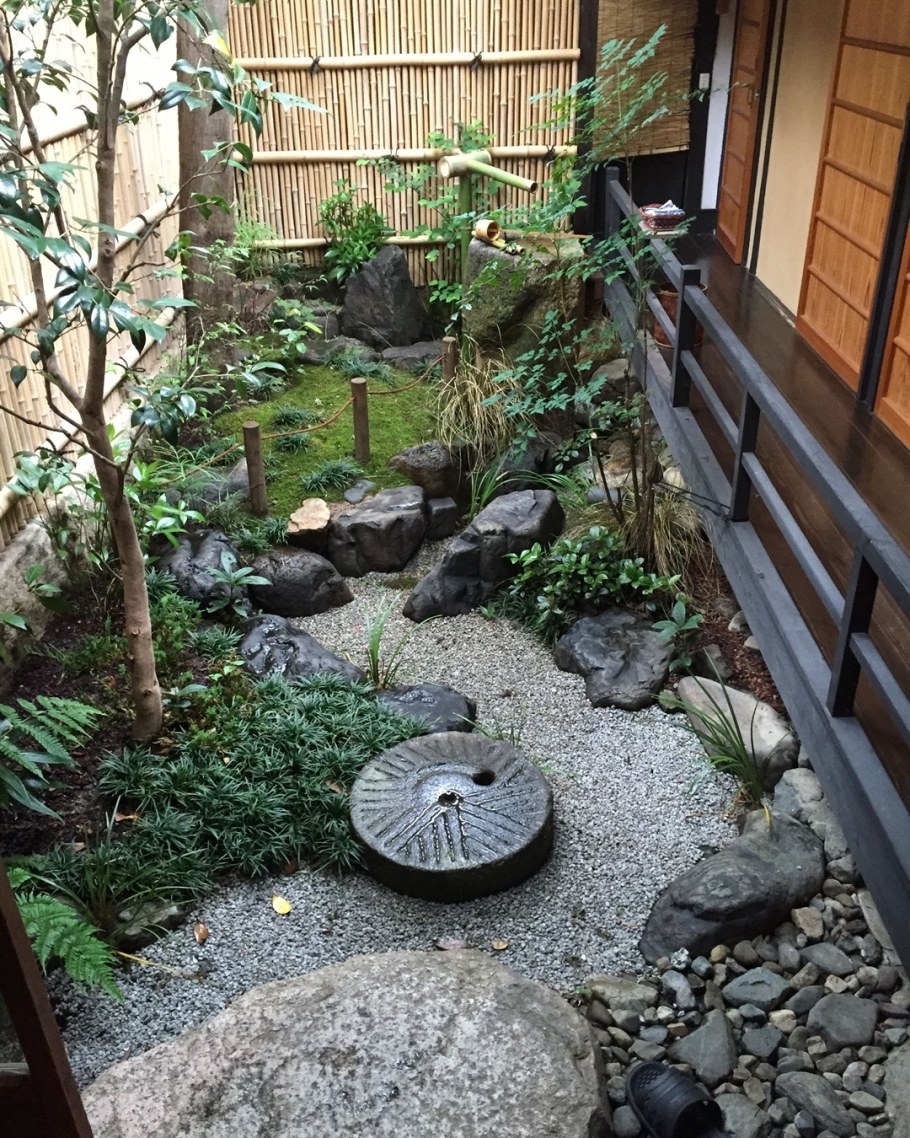 Ландшафтное искусство Японии сады цубо