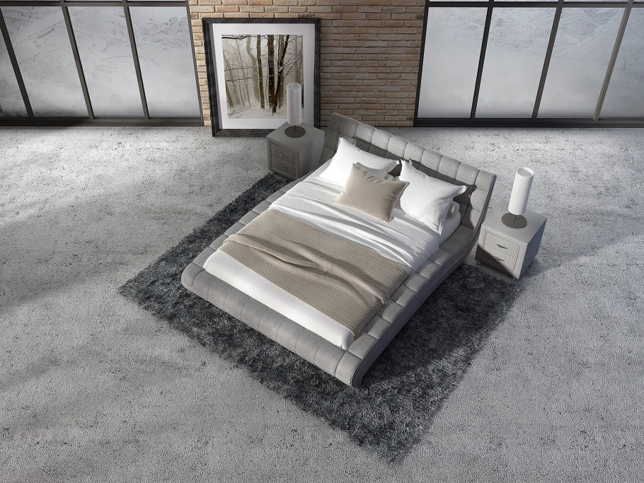 Sidney кровать 180, обитая caviocasa