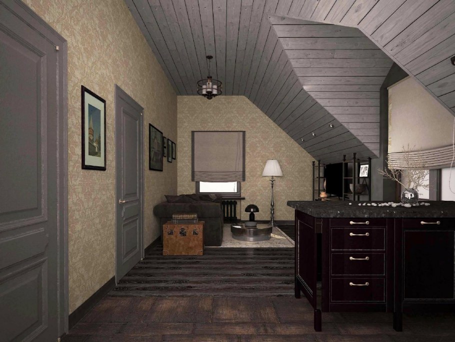 Кабинет в стиле Кантри