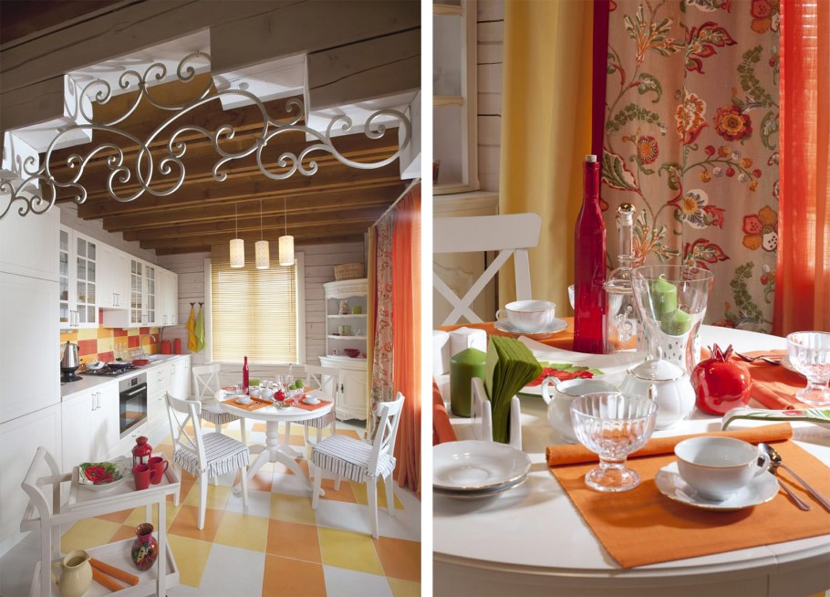 Французская романтика кухня дизайн