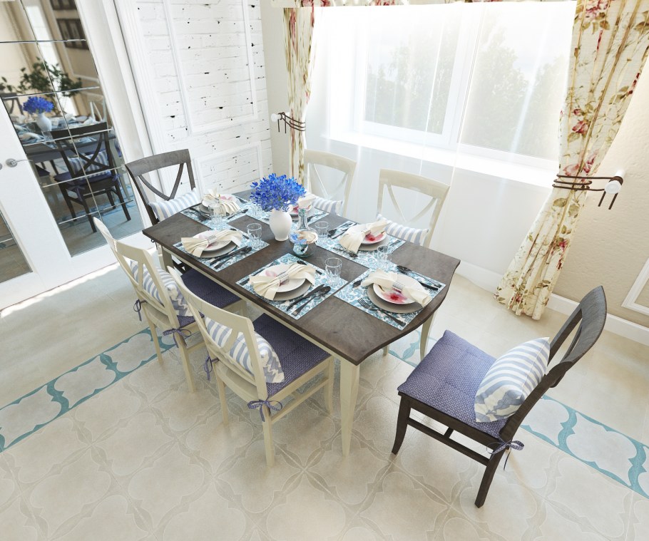 Панно в стиле Прованс в прихожей