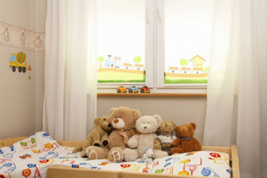 Детская комната с эркером