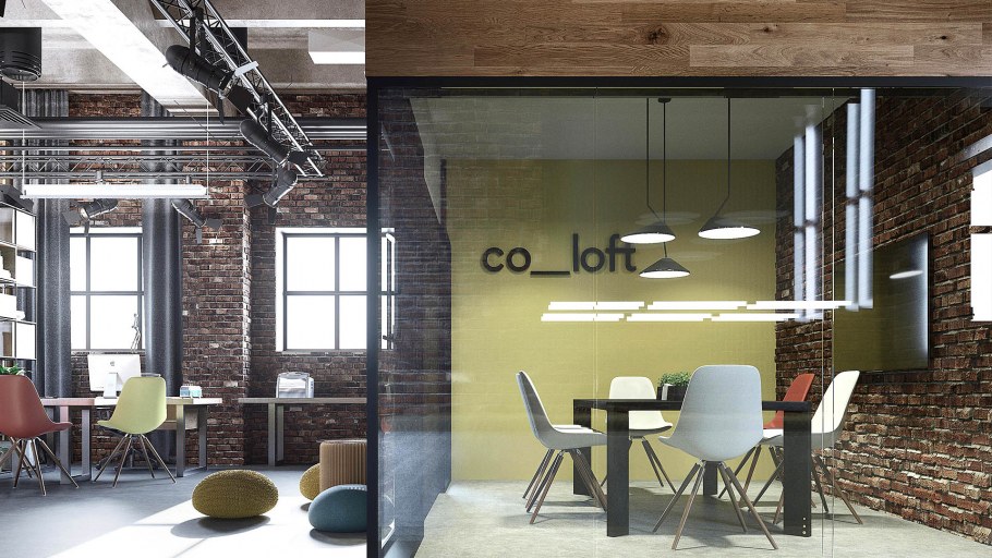 Интерьер кабинета руководителя в фисташковом цвете