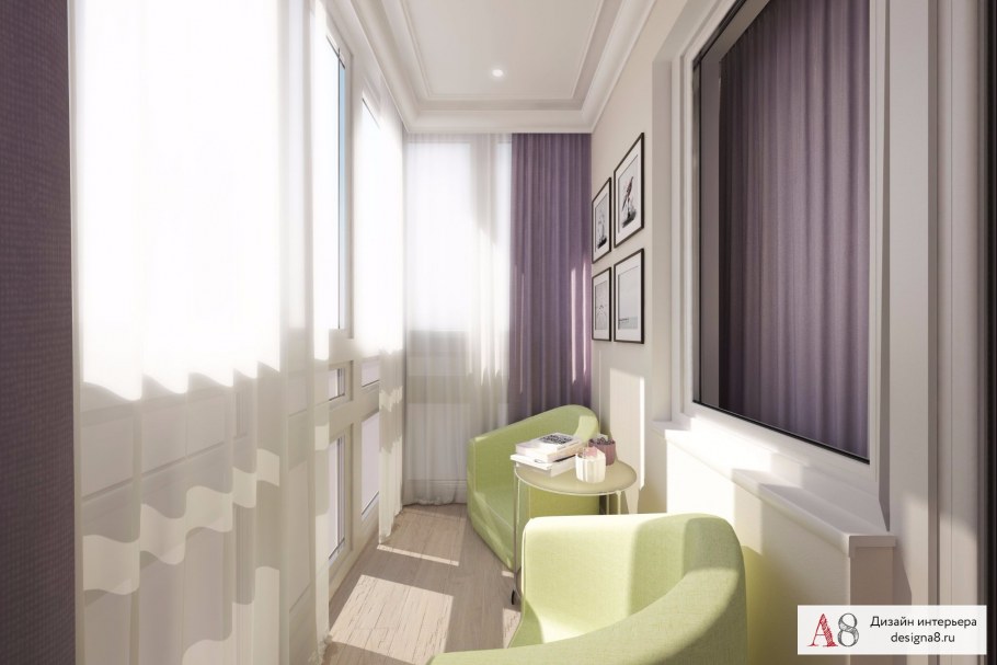 Интерьер лоджии 9 кв м