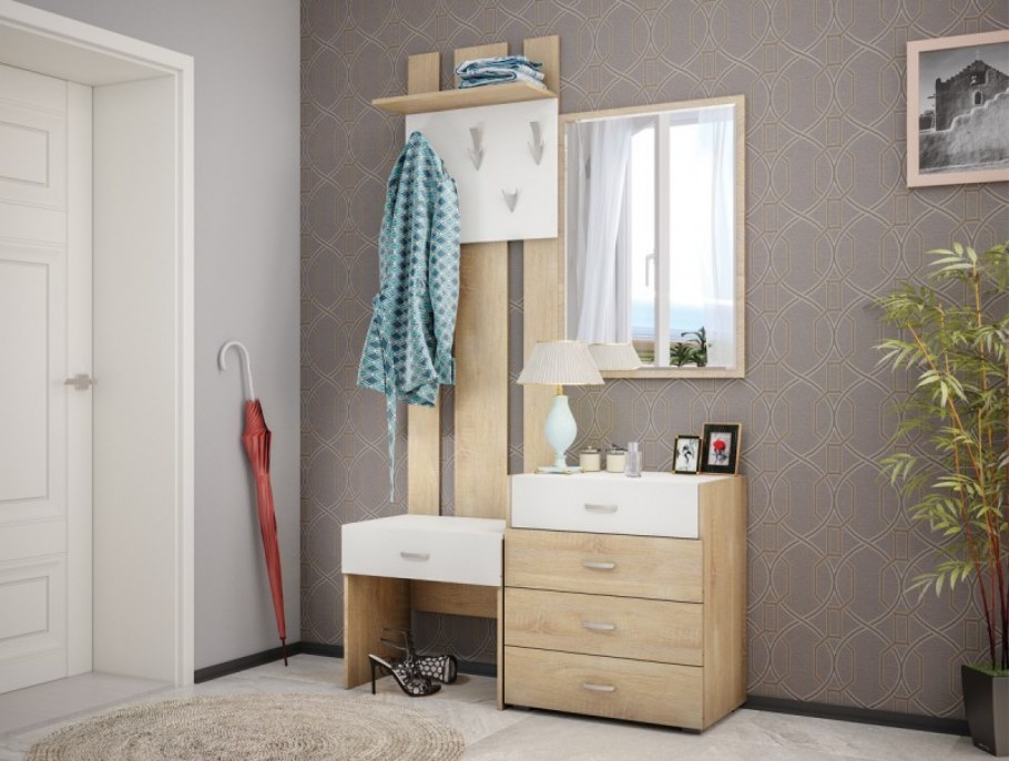 Прихожая Скандинавия Люкс Ижмебель