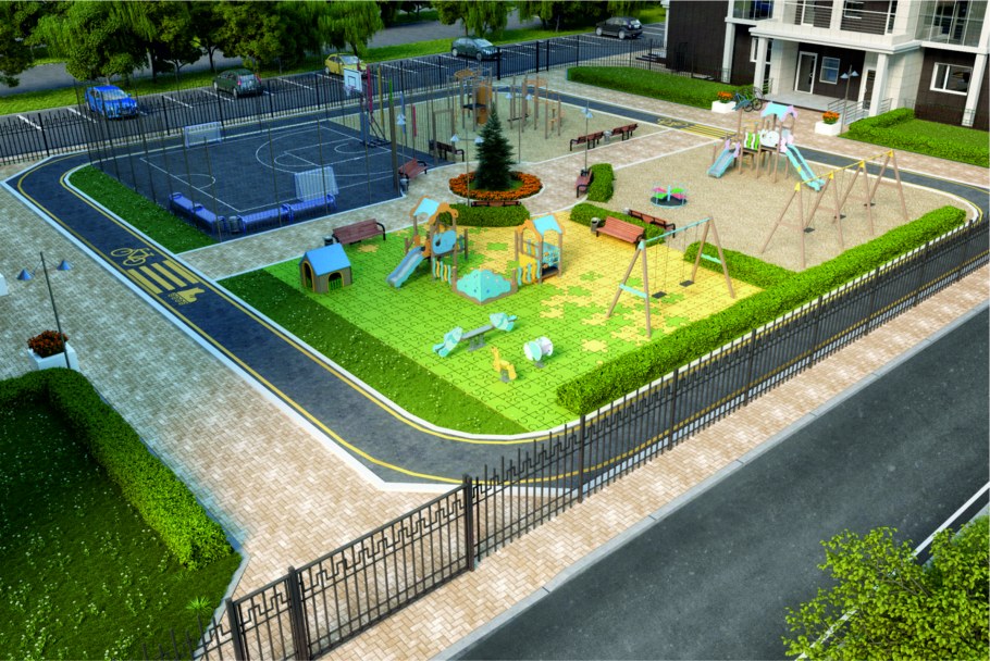 Благоустройство двора