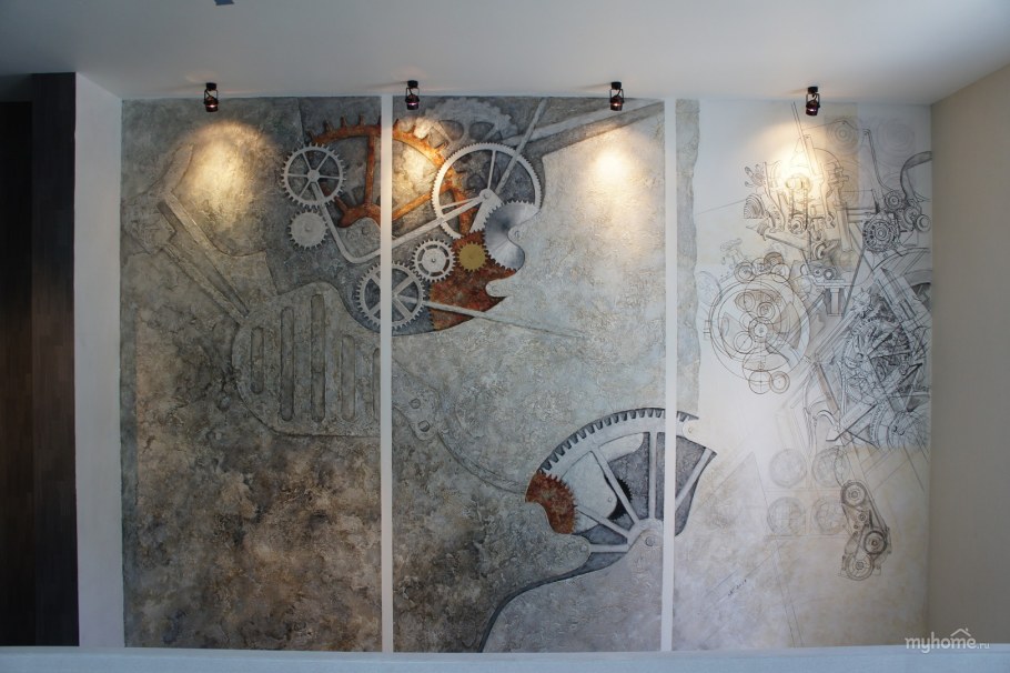 Ванная в стиле стимпанк