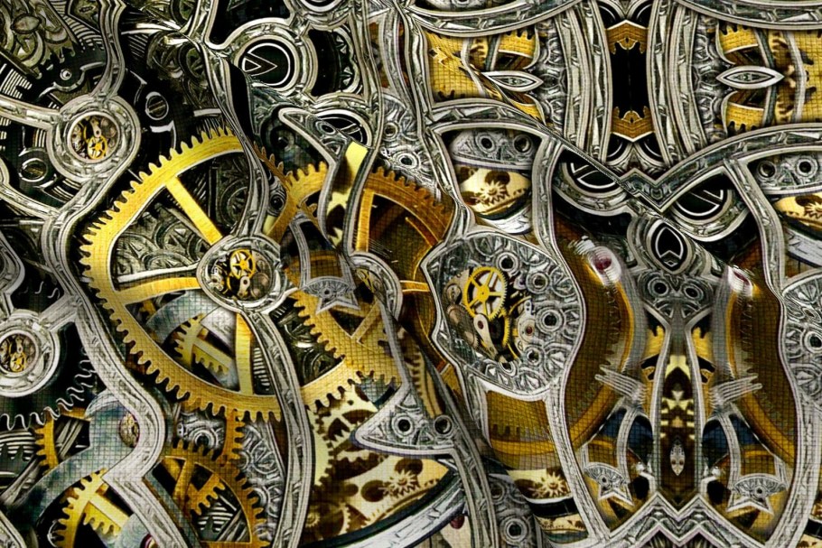 Декор в стиле стимпанк