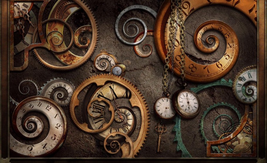 Напольные скульптуры стимпанк в интерьере