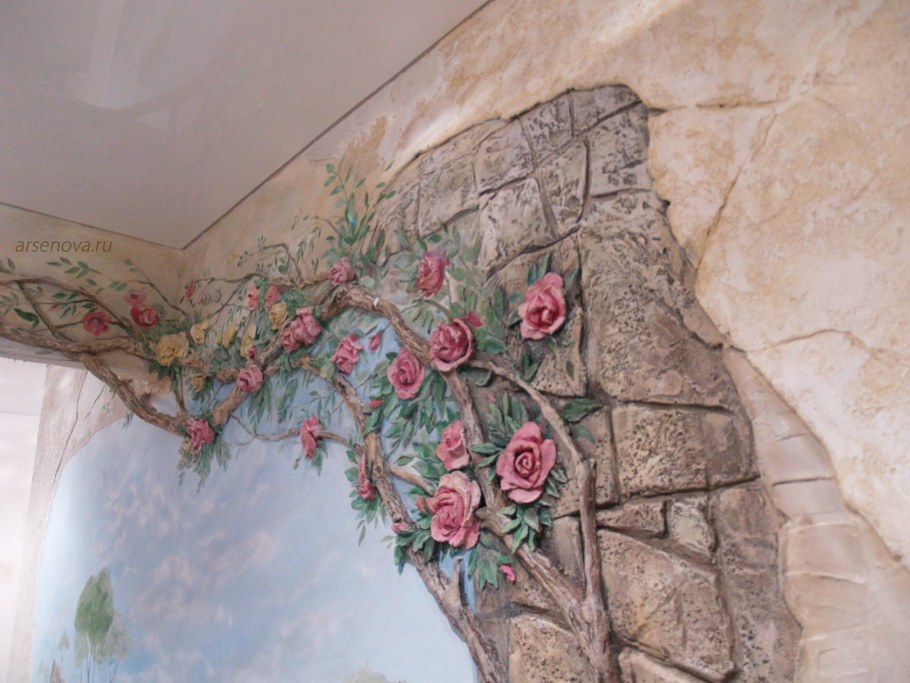 Гипсовое панно на стену