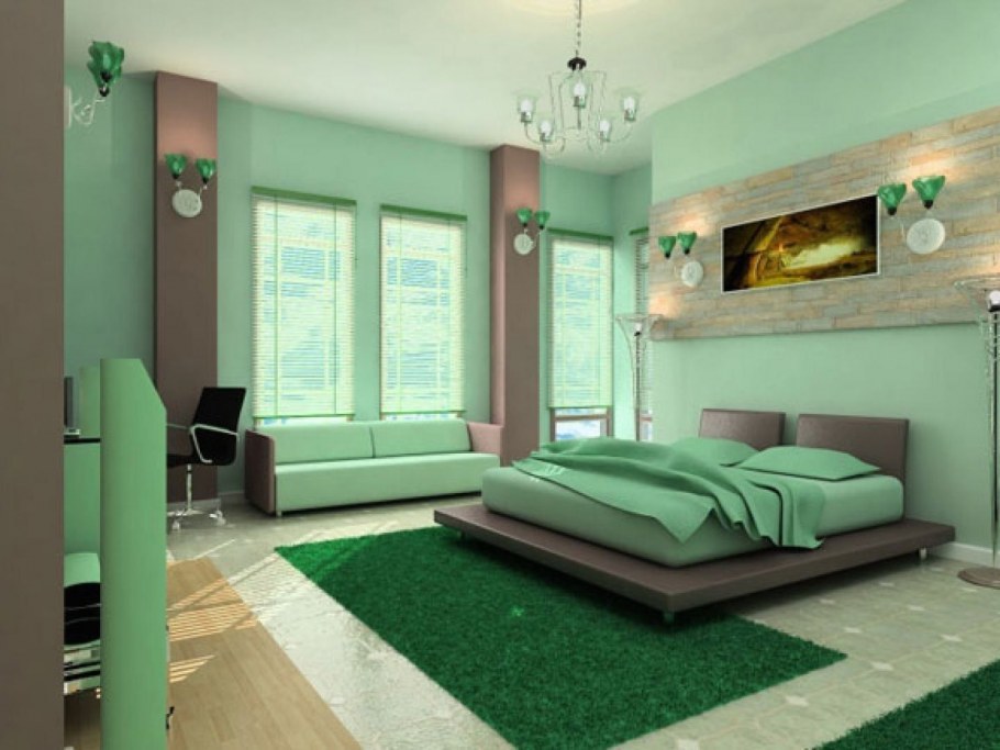 Mars Green Color Room