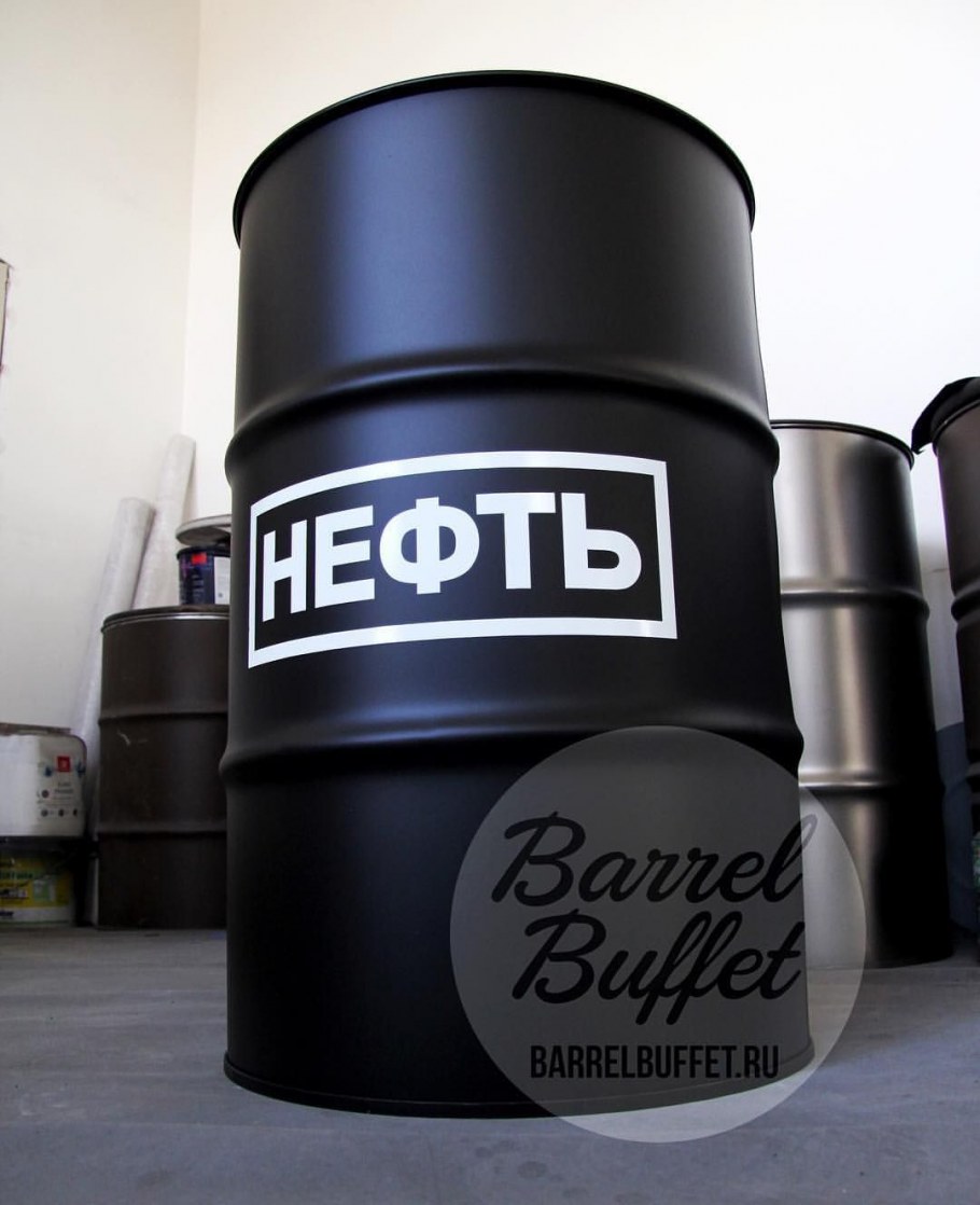 Декоративная бочка нефть