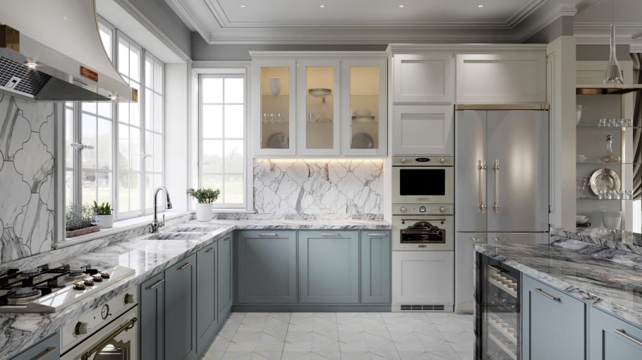 Белая кухня Неоклассика Неоклассика белая кухня