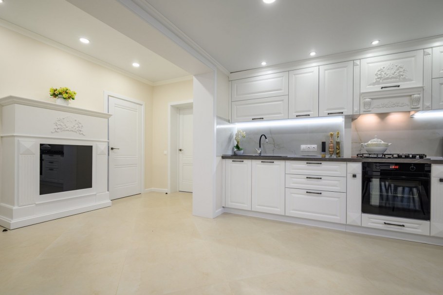 Кухня икеа Будбин белая