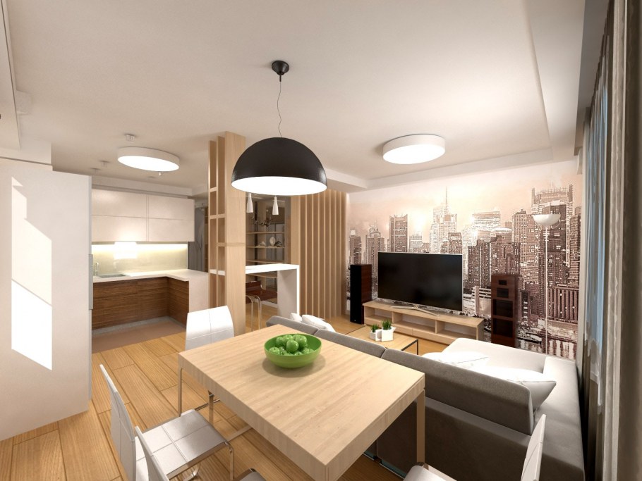 Греческий стиль в интерьере двухкомнатной квартиры