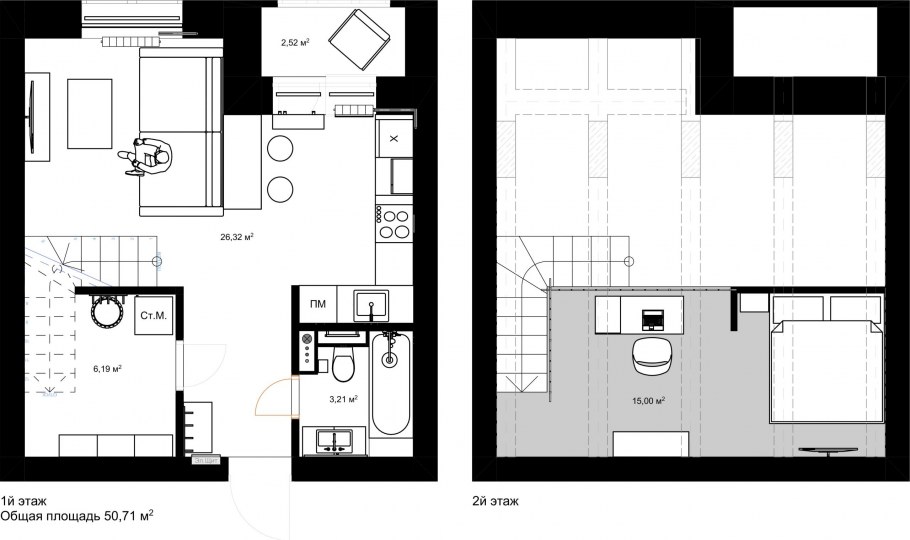 Пик евродвушка кухня гостиная