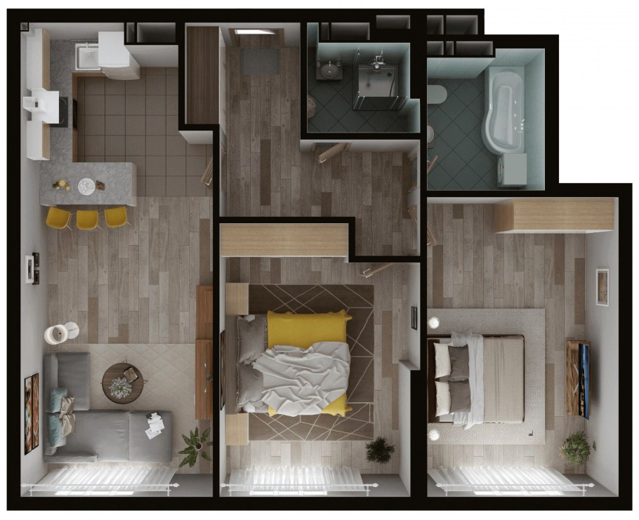 ЖК Ривер парк план квартиры