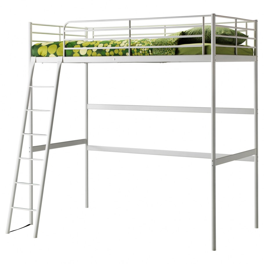 Кровать икеа 2 ярусная белая СВЭРТА