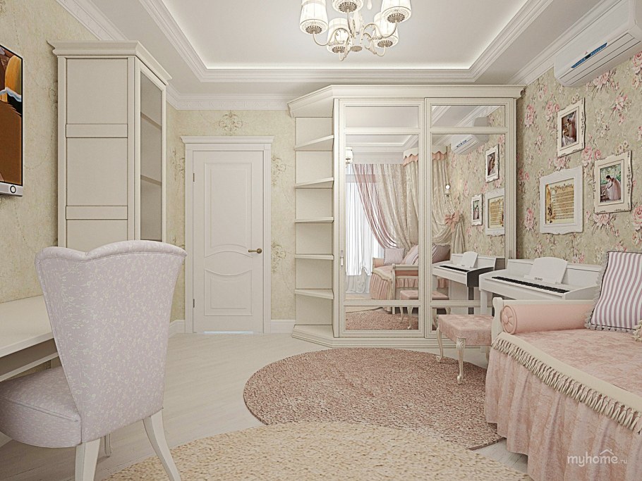 Интерьер детской в классическом стиле