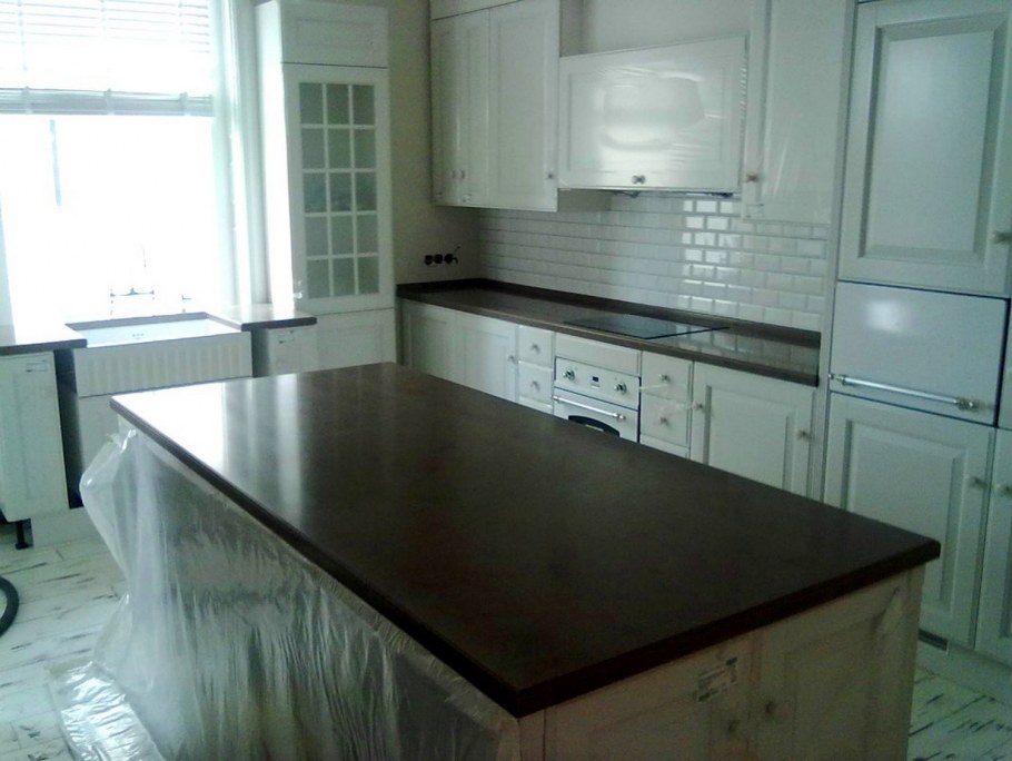 Столешница 8060/r Smoky Quartz