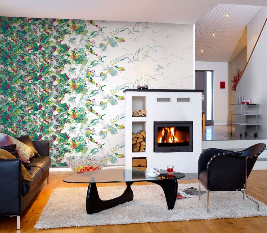 Покраска стен в интерьере