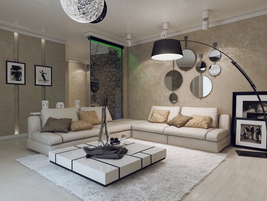 Расстановка мебели в гостиной