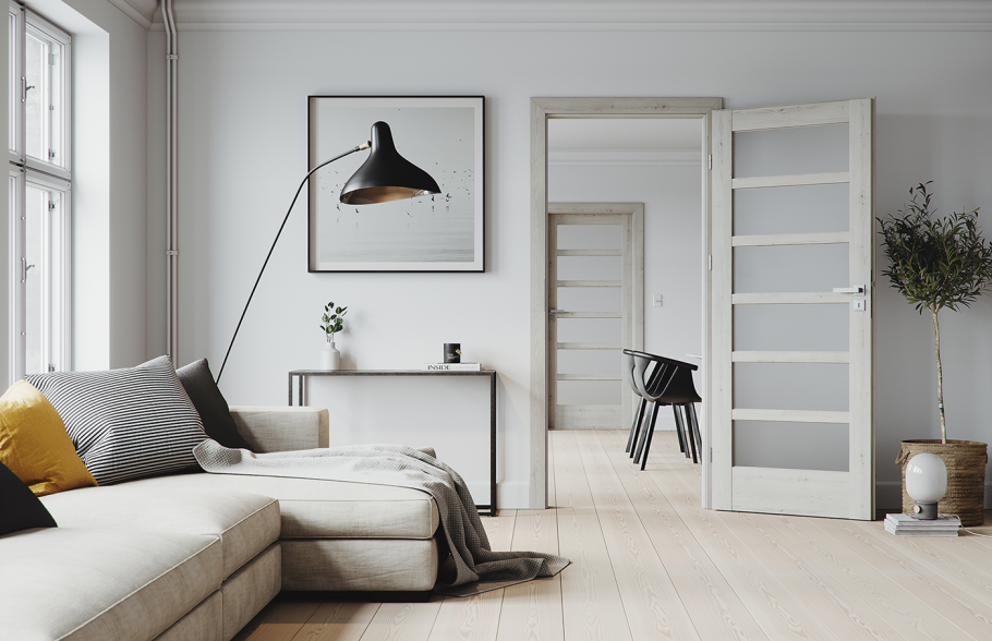 Двери в интерьере Минимализм