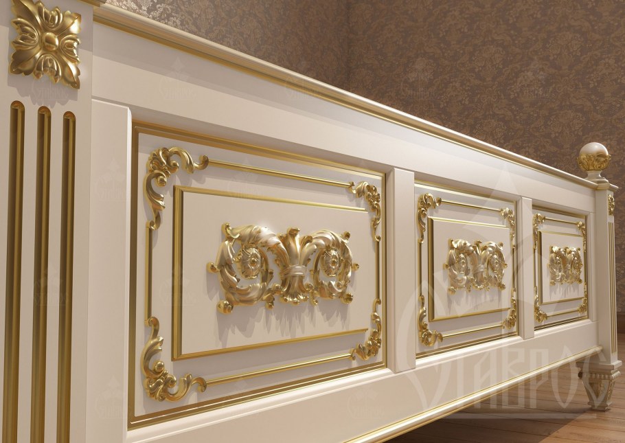 Декор мебели молдингом