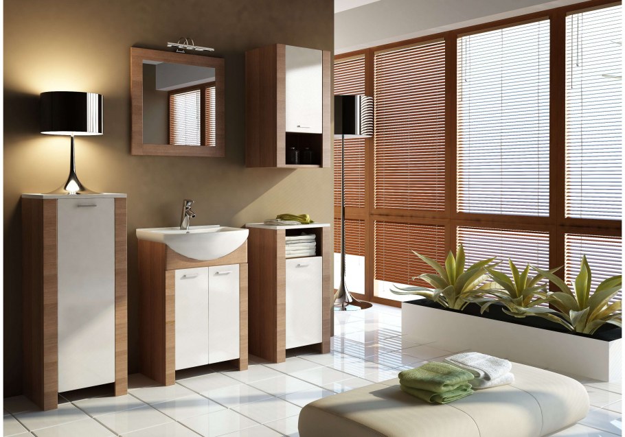 Красивая ванная мебель