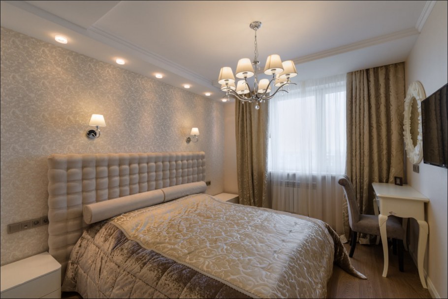 Обои для спальни в квартире