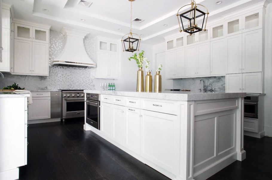 Белая кухня Пинтерест