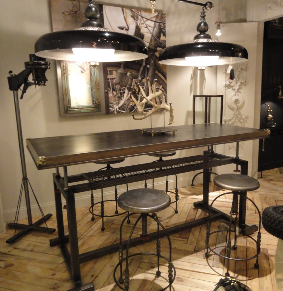 Мебель из металла в стиле лофт и Индастриал