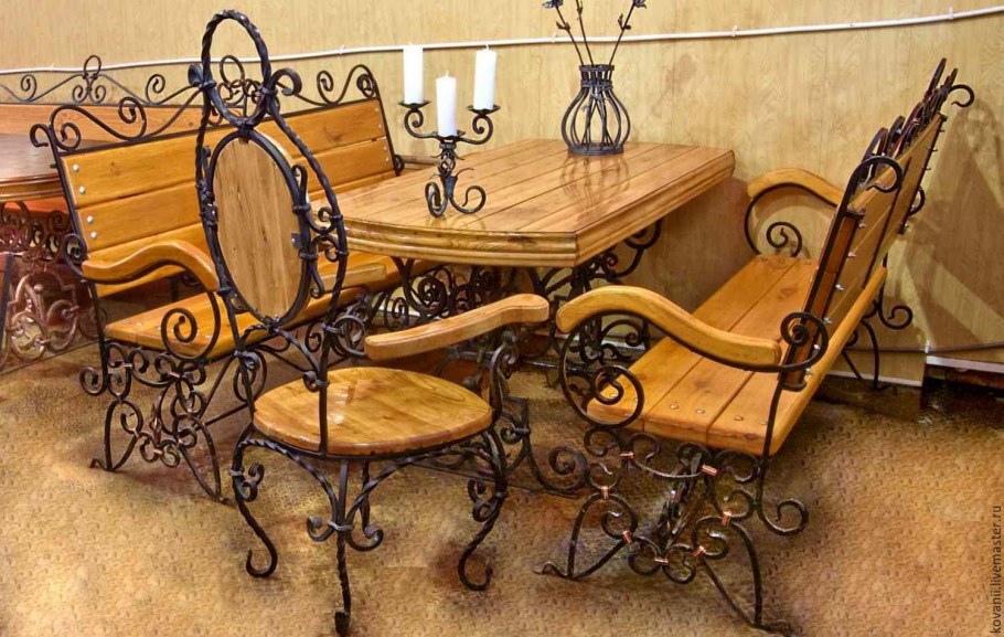 Кровать ковка