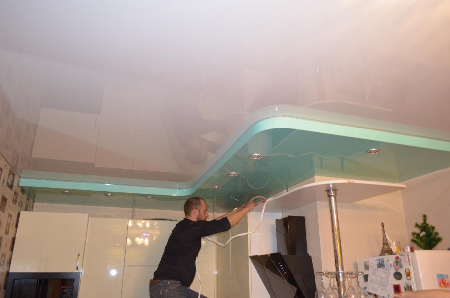 Натяжные потолки сложной конфигурации