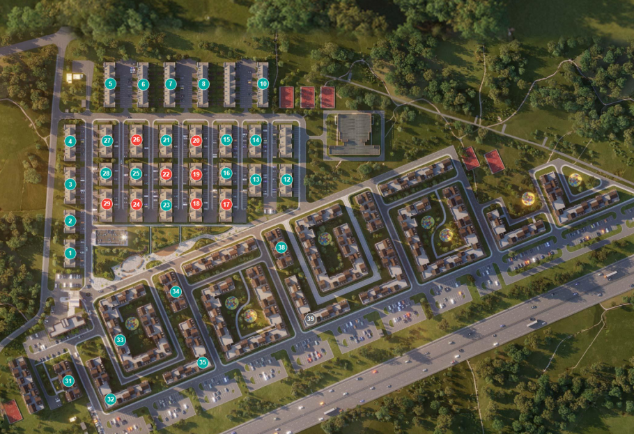 Парк апрель таунхаусы