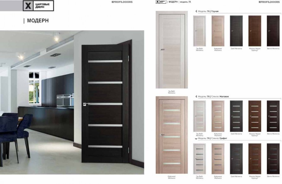 Межкомнатные двери х профиль Дорс