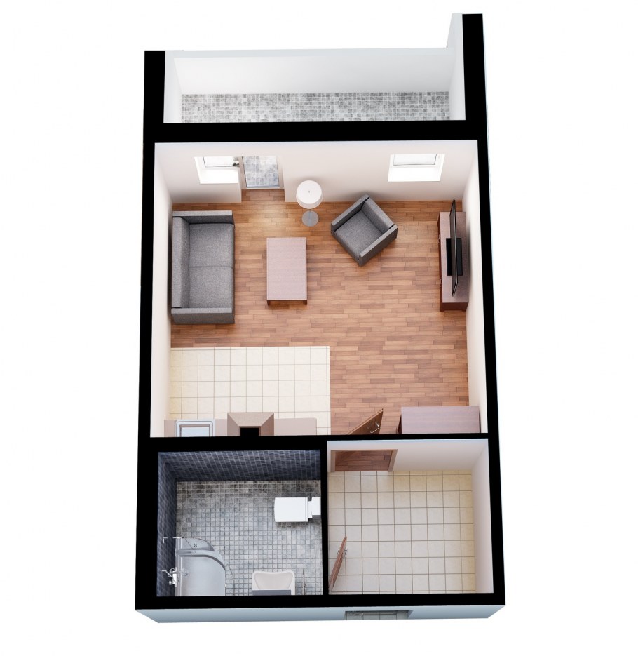 Квартира студия планировка