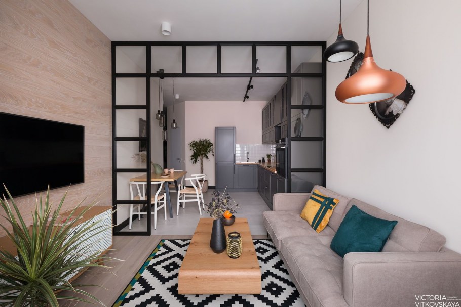 Bauhaus стиль гостиная