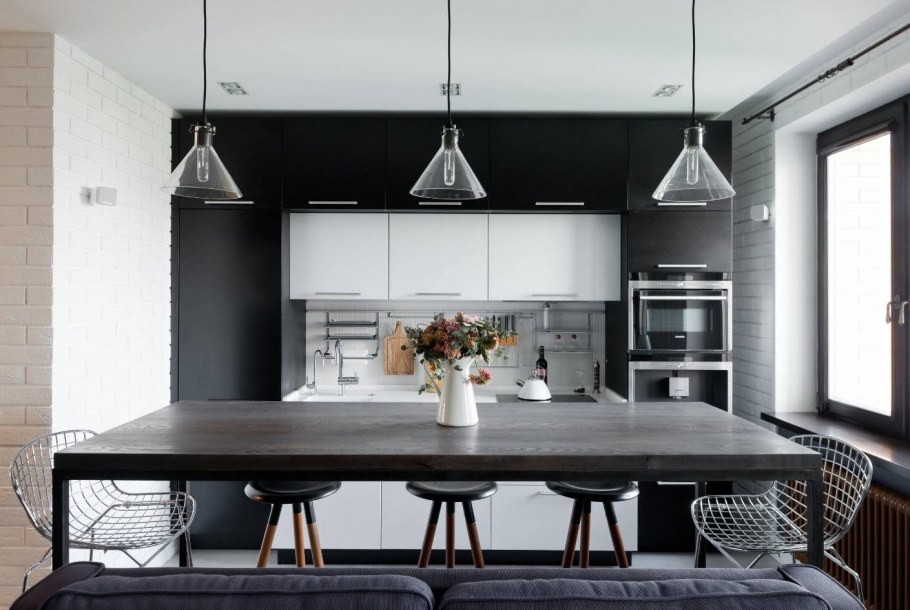 Спальня в стиле конструк