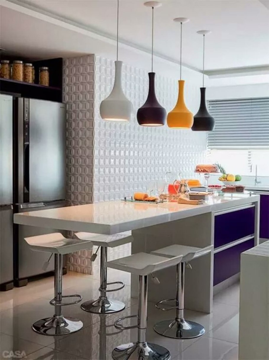 Освещение над барной стойкой