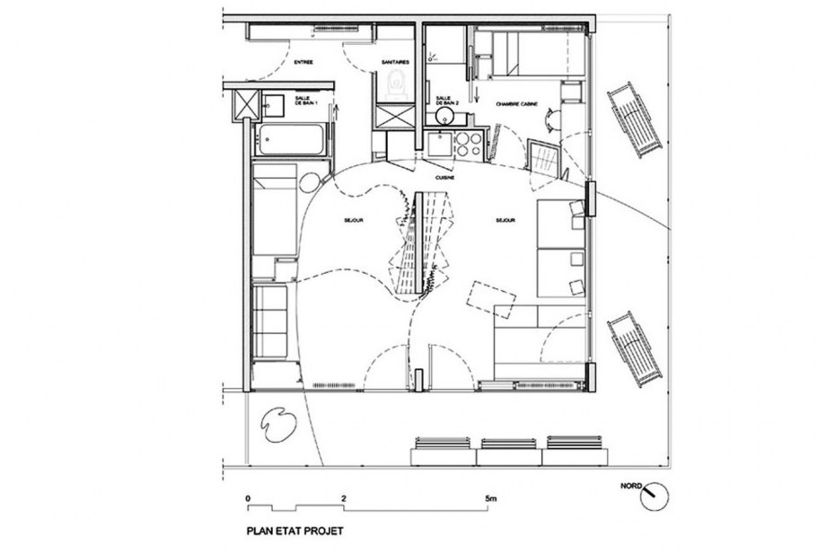 Планировка квартиры во Франции