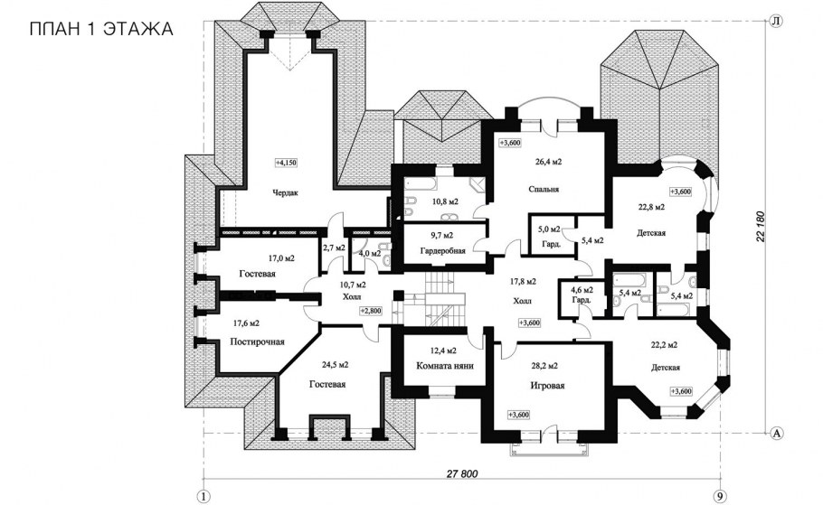 Планировка французских домов