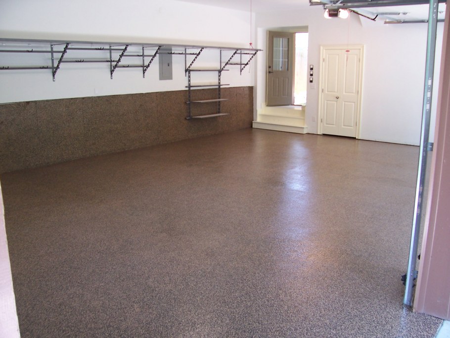 Отделка пола в гараже