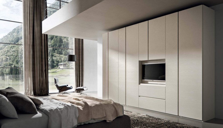Шкаф купе с с боковой дверью фабрики Veneran коллекции Domino spazio Italia