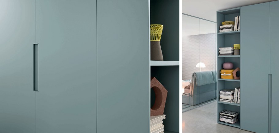 Шкаф с интегрированными ручками