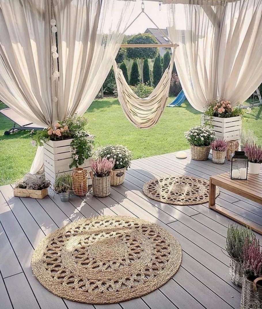 Декор террасы на даче