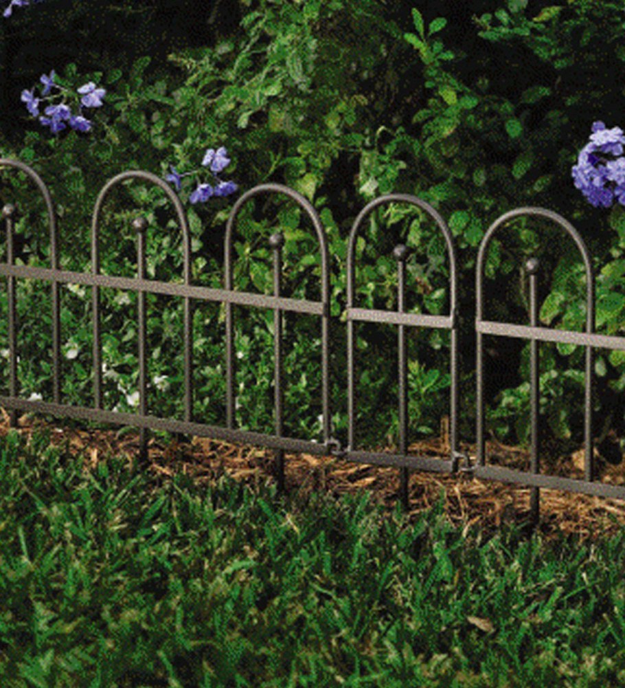 Металлические ограждения для клумб