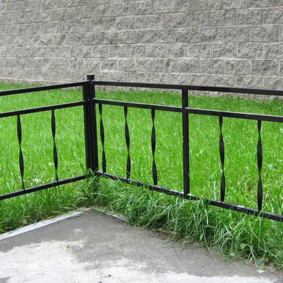 Ограждение для огорода из профиля